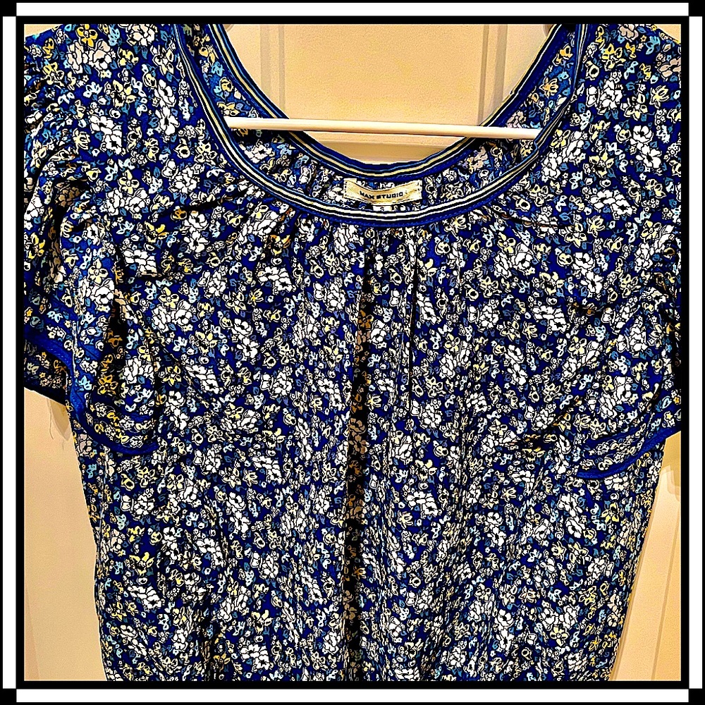 Max Studio “Bubble Hem Top” NWT - Picture 5 of 6